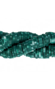 Katsuki beads 6mm Dark teal green